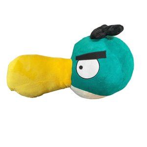 Angry Birds JUMBO GIANT Hal Toucan Boomerang Green Plush 32" READ AS IS